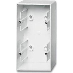 

Коробка ABB для накладного монтажа 2-постовая Basic55 альпийский белый, для накладного монтажа 2-постовая Basic55 альпийский белый
