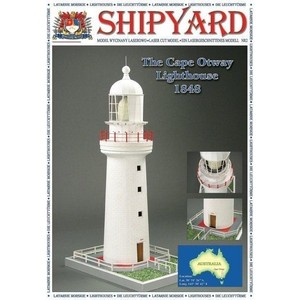 Сборная картонная модель Shipyard маяк Lighthouse Cape Otway (№3), масштаб 1:72