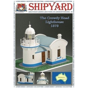 Сборная картонная модель Shipyard маяк Lighthouse Crowdy Head (№1), масштаб 1:72