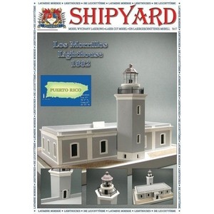 Сборная картонная модель Shipyard маяк Lighthouse Los Morrillos (№30), масштаб 1:72
