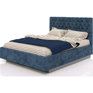 фото Сканд-мебель кровать сити 140 синяя
