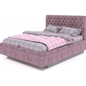 фото Сканд-мебель кровать сити 140 розовая