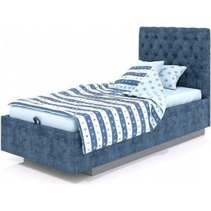 фото Сканд-мебель кровать сити 90 синяя