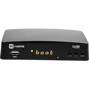 Тюнер DVB-T2 HARPER HDT2-1511 цифровой hd tv тюнер eplutus dvb 123t