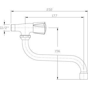Кран для раковины Rush Pioneer хром (PI7950-28)