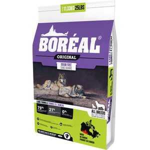 Сухой корм Boreal Original для собак всех пород с ягненком 11,33кг