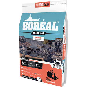 Сухой корм Boreal Original для собак всех пород с лососем 11,33кг