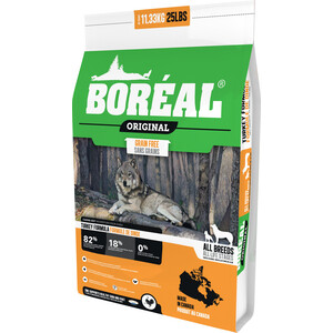 Сухой корм Boreal Original для собак всех пород с индейкой 11,33кг