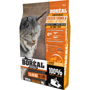фото Сухой корм boreal original для кошек всех пород с курицей 5,44кг