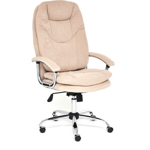 Кресло TetChair Softy Lux флок бежевый 7 кресло tetchair softy lux флок коричневый 6 13595