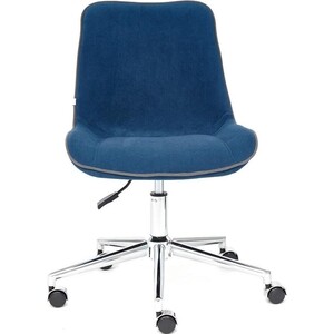 кресло tetchair кресло garda флок синий 32 Кресло TetChair Style флок синий 32