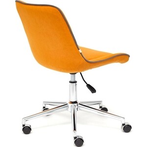 Кресло TetChair Style флок оранжевый 18