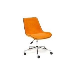 Кресло TetChair Style флок оранжевый 18