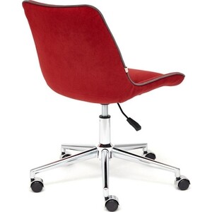 Кресло TetChair Style флок бордовый 10 - фото 3