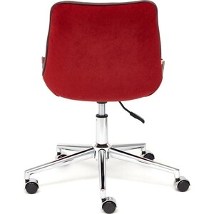 Кресло TetChair Style флок бордовый 10 - фото 4
