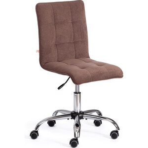 Кресло TetChair Zero флок коричневый 6 стул барный tetchair flair bar mod 9018 экокожа металл коричневый 1