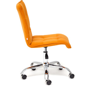 Кресло TetChair Zero флок оранжевый 18 - фото 2