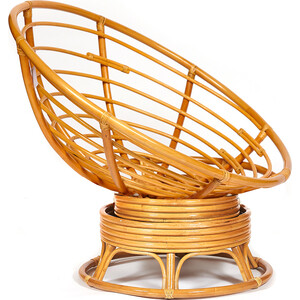 Кресло-качалка TetChair Papasan w 23/01 B с подушкой Honey мед/экошерсть коричневый 1811-5