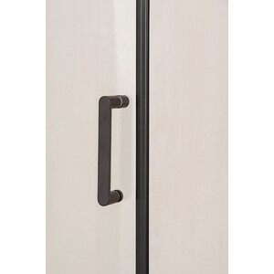 Дверь душевого уголка Orange E05 90x190 стекло прозрачное, профиль черный (E05-090TB)