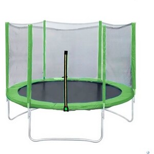 фото Батут dfc trampoline fitness 12ft наружн.сетка, св.зеленый (366см)