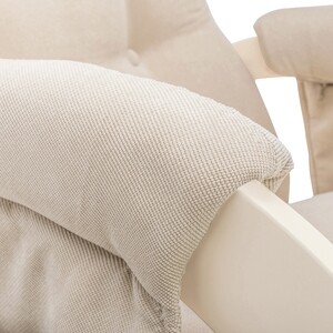 фото Кресло для кормления milli smile дуб шампань, ткань verona vanilla с карманами