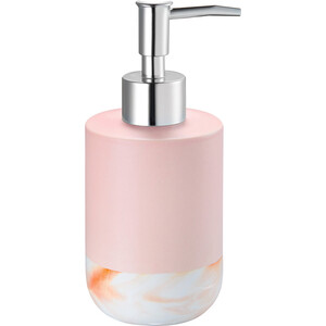 Дозатор Fora TRENDY для жидкого мыла настольный розовый керамика - фото 1
