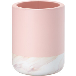 Стакан для ванной комнаты Fora TRENDY настольный розовый керамика