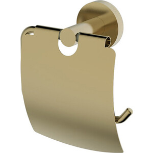 фото Держатель туалетной бумаги kaiser bronze ii с крышкой, бронза (kh-4100)