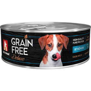 фото Консервы зоогурман grain free беззерновой с ягненком для взрослых собак 100г