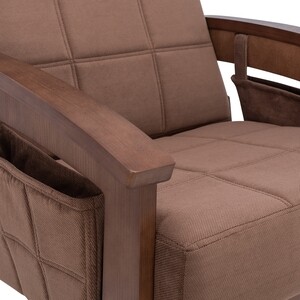 фото Кресло для отдыха мебель импэкс нордик орех ткань verona brown