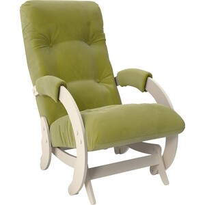 фото Кресло-качалка глайдер мебель импэкс модель 68 дуб шампань ткань verona apple green