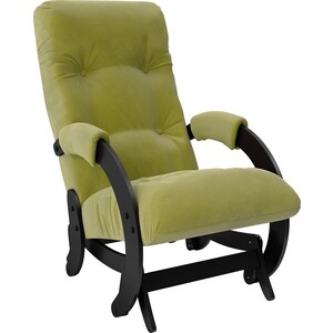 фото Кресло-качалка глайдер мебель импэкс модель 68 венге ткань verona apple green