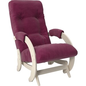Кресло-качалка глайдер Мебель Импэкс Модель 68 дуб шампань ткань Verona cyklam - фото 1