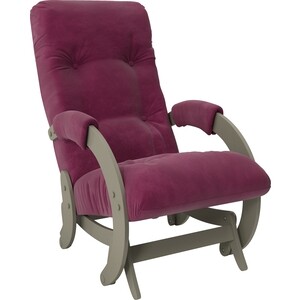 Кресло-качалка глайдер Мебель Импэкс Модель 68 серый ясень ткань Verona cyklam - фото 1