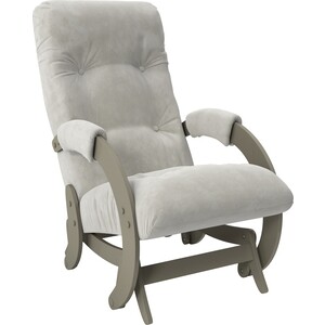 фото Кресло-качалка глайдер мебель импэкс модель 68 серый ясень ткань verona light grey