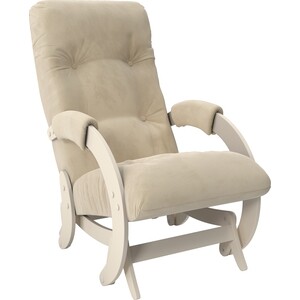 Кресло-качалка глайдер Мебель Импэкс Модель 68 дуб шампань ткань Verona vanilla - фото 1