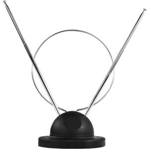 Антенна телевизионная StarWind CA-100 5dB black (комнатная, пассивная, 5 дБ) черная