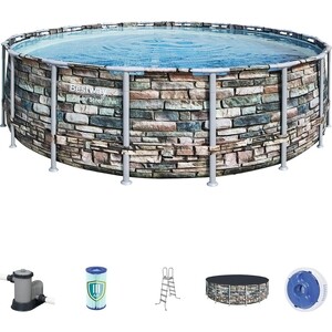 

Каркасный бассейн Bestway 56886 BW Камень 549x132 см фильтр-насос 5678л/ч тент лестница попл.-дозатор, 56886 BW Камень 549x132 см фильтр-насос 5678л/ч тент лестница попл.-дозатор