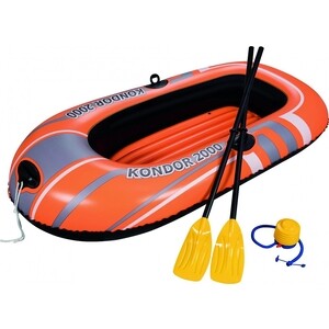 фото Надувная лодка bestway 61062 bw hydro-force raft set 188х98 см с вёслами и насосом
