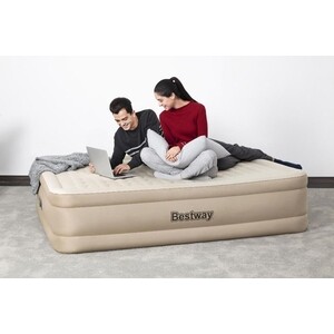 фото Надувная кровать bestway fortech airbed 152х203х46см встр.насос 220в, 69050 bw