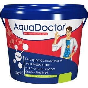 фото Хлор aquadoctor aq2508 aquadoctor 5кг ведро табл.20гр быстрорастворимый на основе 60% активного а (c-60t/5kg)