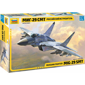 

Сборная модель Звезда Многоцелевой фронтовой истребитель МиГ - 29 СМТ, масштаб 1:72, ZV - 7309, Многоцелевой фронтовой истребитель МиГ - 29 СМТ, масштаб 1:72, ZV - 7309