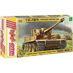 фото Немецкий тяжёлый танк t vi "тигр ", подарочный набор, масштаб 1:35, zv звезда
