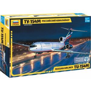 

Сборная модель Звезда Российский авиалайнер ТУ - 154М, масштаб 1:144, ZV - 7004, Российский авиалайнер ТУ - 154М, масштаб 1:144, ZV - 7004