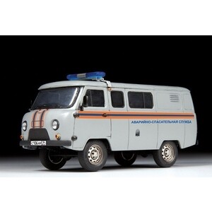 Сборная модель Звезда УАЗ - 3909 Буханка Аварийно - спасательная служба, масштаб 1:43, ZV - 43002