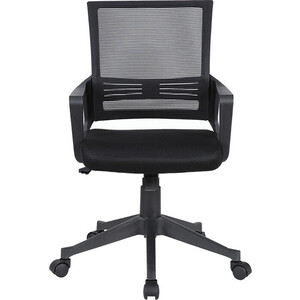 Кресло Brabix Balance MG-320 с подлокотниками черное (531831) кресло brabix jet mg 315 с подлокотниками черное 531839