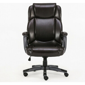 Кресло офисное Brabix Favorite EX-577 пружинный блок рециклированная кожа коричневое Premium (531936) вешалка стойка brabix cr 282 металл мрамор коричневый 601745
