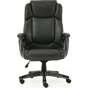 Кресло офисное Brabix Favorite EX-577 пружинный блок рециклированная кожа серое Premium (531935) кресло офисное brabix level ex 527 пружинный блок рециклированная кожа серое premium 531937