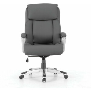 Кресло офисное Brabix Level EX-527 пружинный блок рециклированная кожа серое Premium (531937) кресло офисное brabix favorite ex 577 пружинный блок рециклированная кожа черное premium 531934
