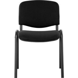 Стул для персонала и посетителей Brabix Iso CF-005 черный каркас/ткань черная (531971) кресло brabix premium pride hd 100 нагрузка до 250 кг натуральная кожа черное 531940